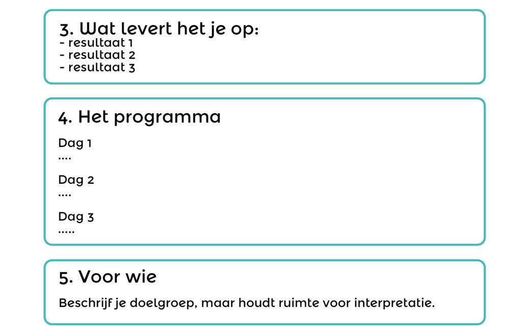 Meer inschrijvingen voor je training 2